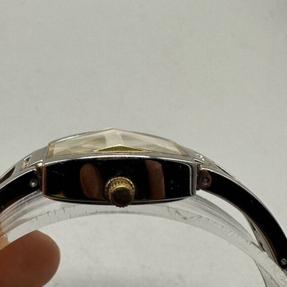 3/$30 Armitron Women’s Watch Silver Tone Faceted Crystal Domed Glass 7" - Picture 6 of 16